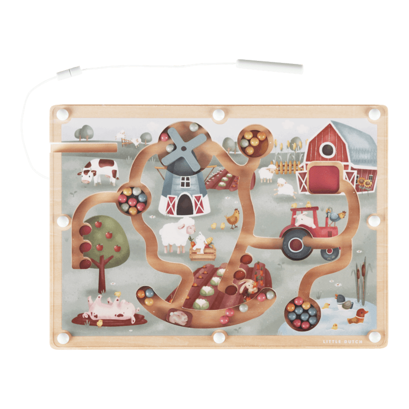 Little Dutch Μαγνητικός λαβύρινθος Little Farm 