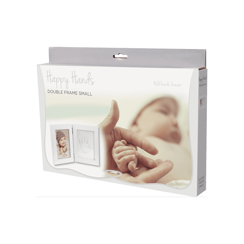 Dooky Happy Hands Διπλή κορνίζα με αποτύπωμα 3D Small