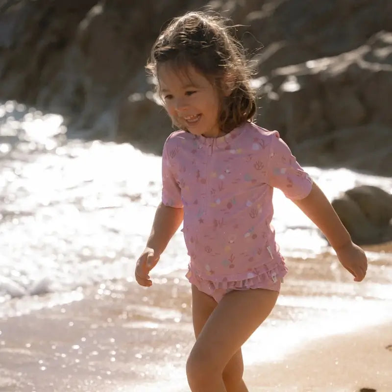 Little Dutch Παιδικό μαγιό μπικίνι με βολάν Ocean Treasures