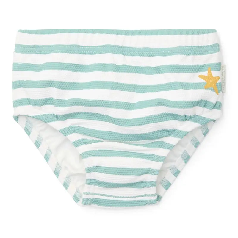 Little Dutch Μαγιό πάνα Stripes Surf Blue