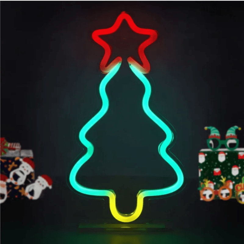 Legami  Christmas Neon Effect Led Sign Xmas Tree