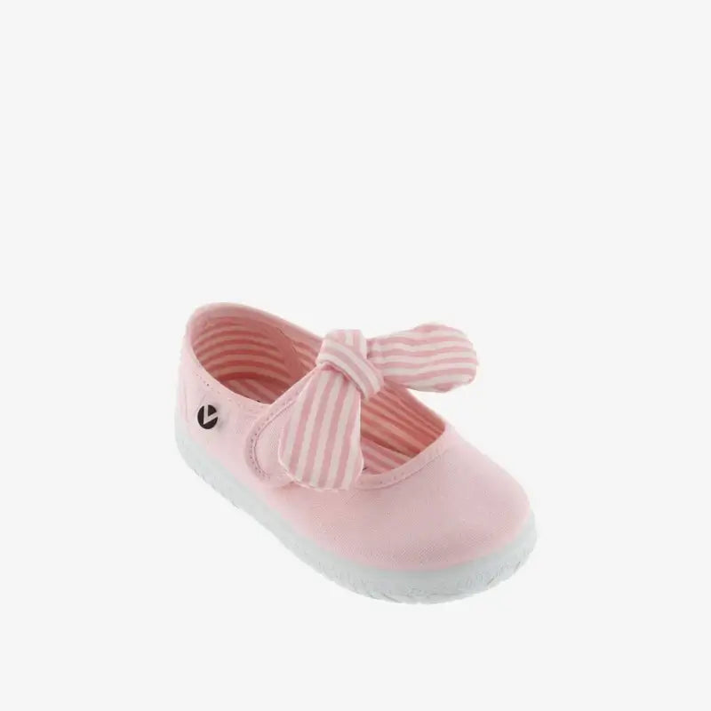 Victoria - Canvas Mary Janes Pink