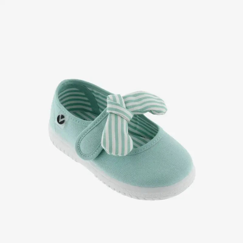 Victoria - Canvas Mary Janes Mint