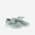 Victoria - Canvas Mary Janes Mint