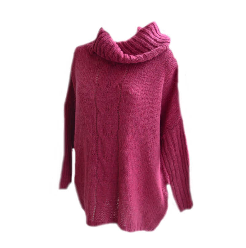 wide-braid-knit-fuschia