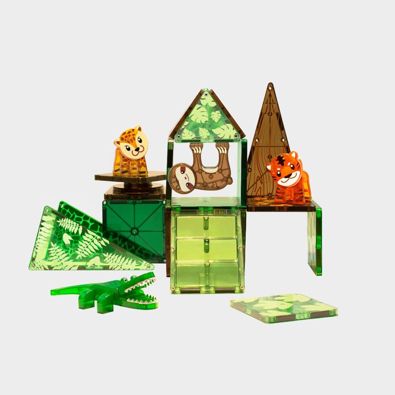 Μαγνητικά Πλακίδια Magna-Tiles Jungle 25τμχ