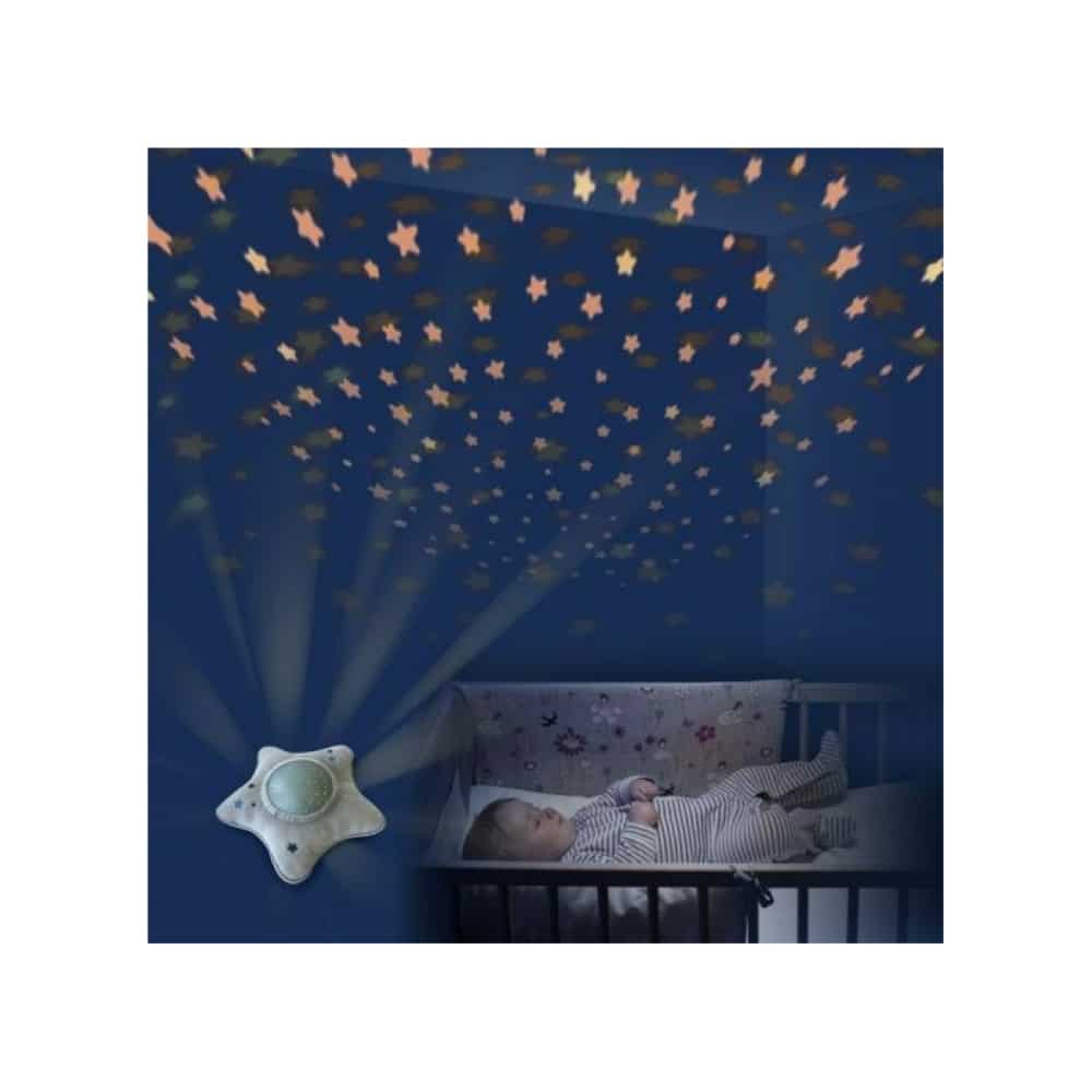 Pabobo Προβολέας Milky Way υφασμάτινο με κινούμενο ουρανό & ήχους.