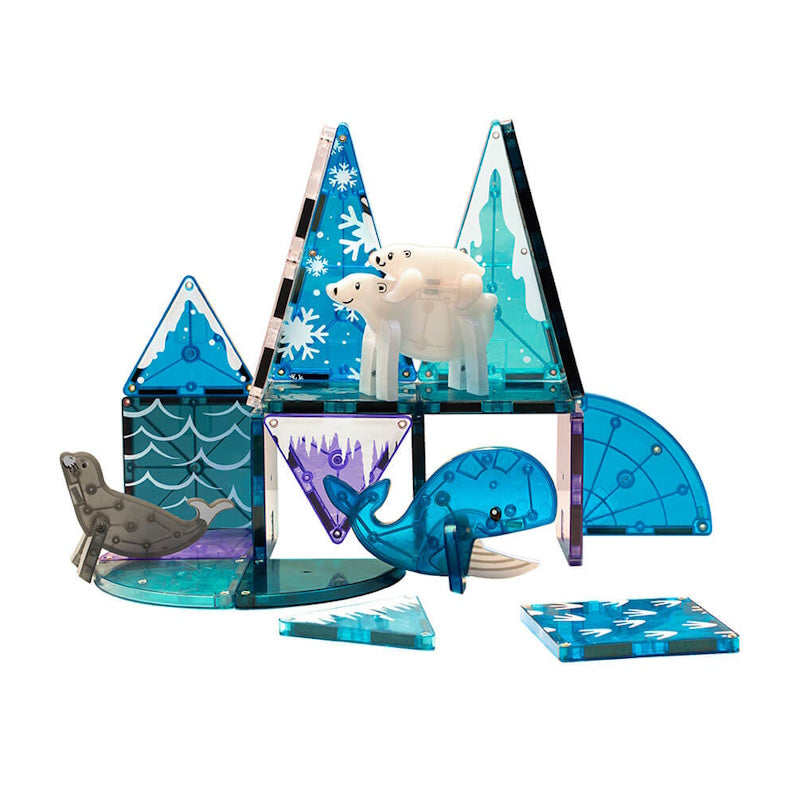 Μαγνητικά Πλακίδια Magna-Tiles Dino World μαγνητικά Πλακίδια σετ 40τμχ