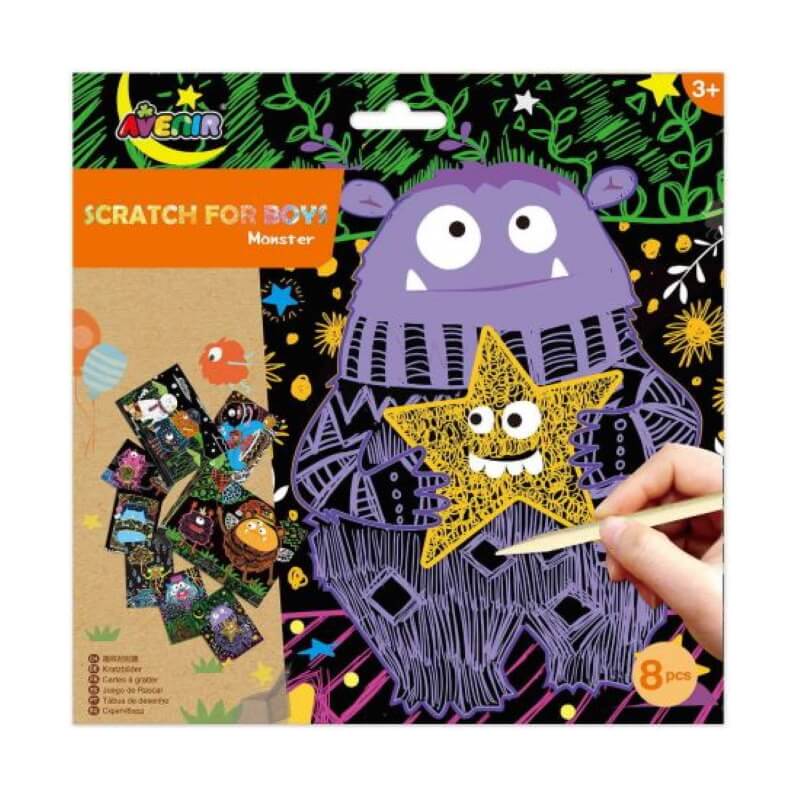 avenir-arts-crafts-scratch-monster