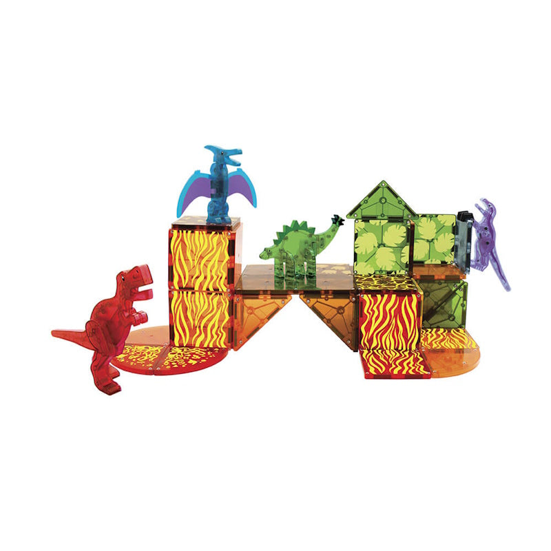 Μαγνητικά Πλακίδια Magna-Tiles Dino World μαγνητικά Πλακίδια σετ 40τμχ