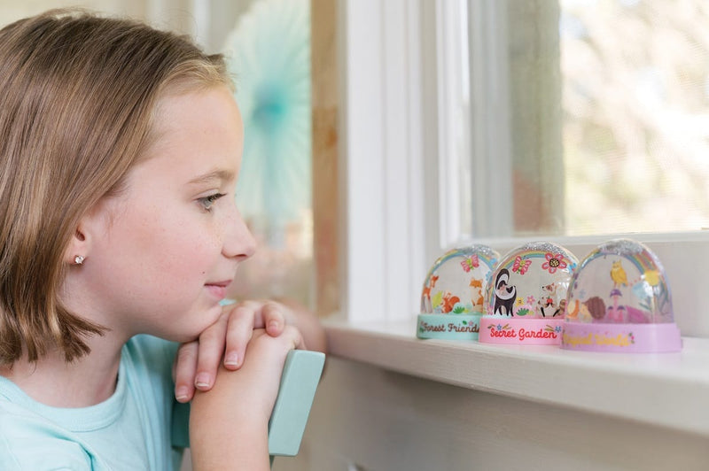 Kidzlabs Χιονόμπαλες Ουράνιο Τόξο με Glitter