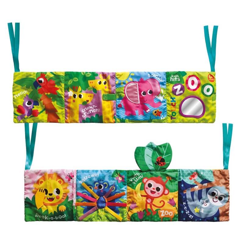 Kids Hits Πάνινο Βιβλίο Ζωολογικός Κήπος 2 σε 1