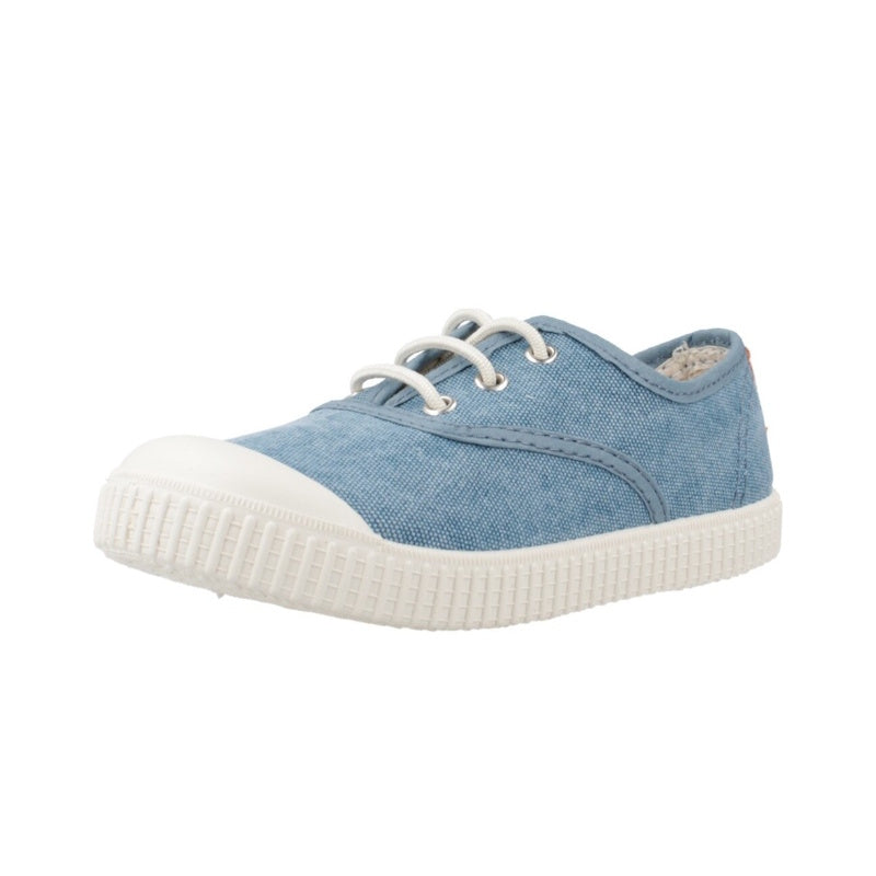 Victoria Sneakers Washed Canvas Blue