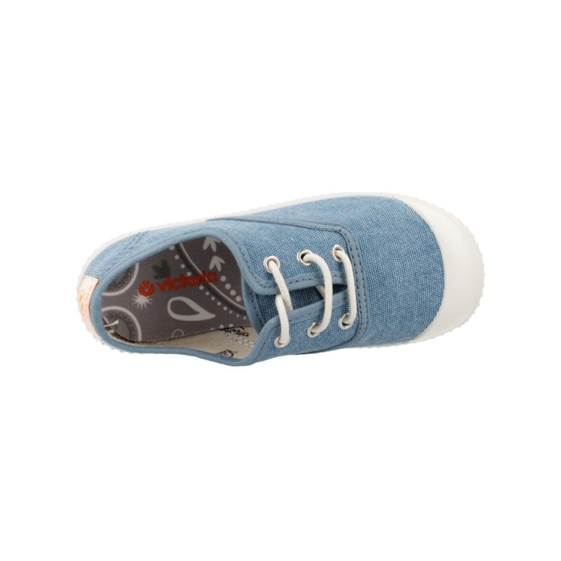 Victoria Sneakers Washed Canvas Blue