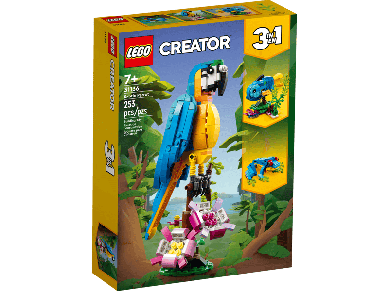 The Lego® Creator 3in1 Exotic Parrot