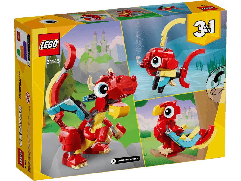 The Lego® Creator 3in1 Red Dragon