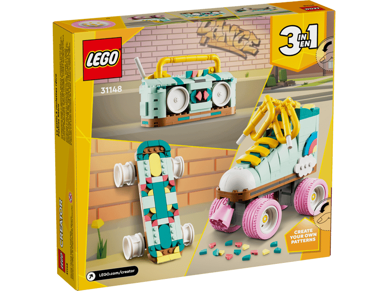 The Lego® Creator 3in1 Retro Roller Skate