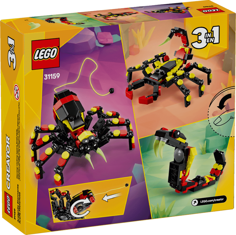 The Lego® Creator 3in1 Wild Animals: Surprising Spider