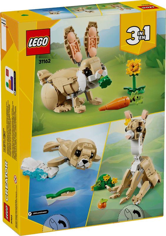 The Lego® Creator 3in1 Cute Bunny 3in1
