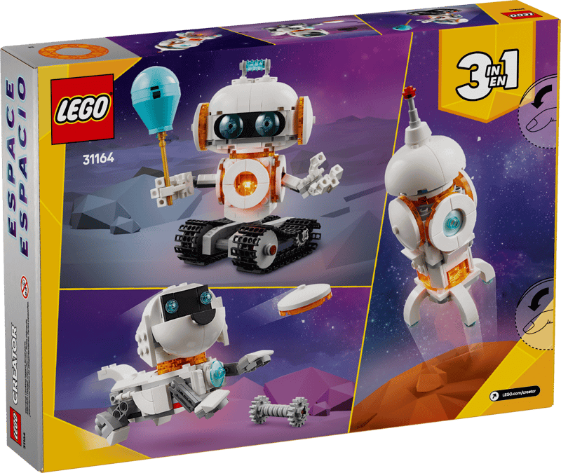 The Lego®  Creator 3in1 Space Robot