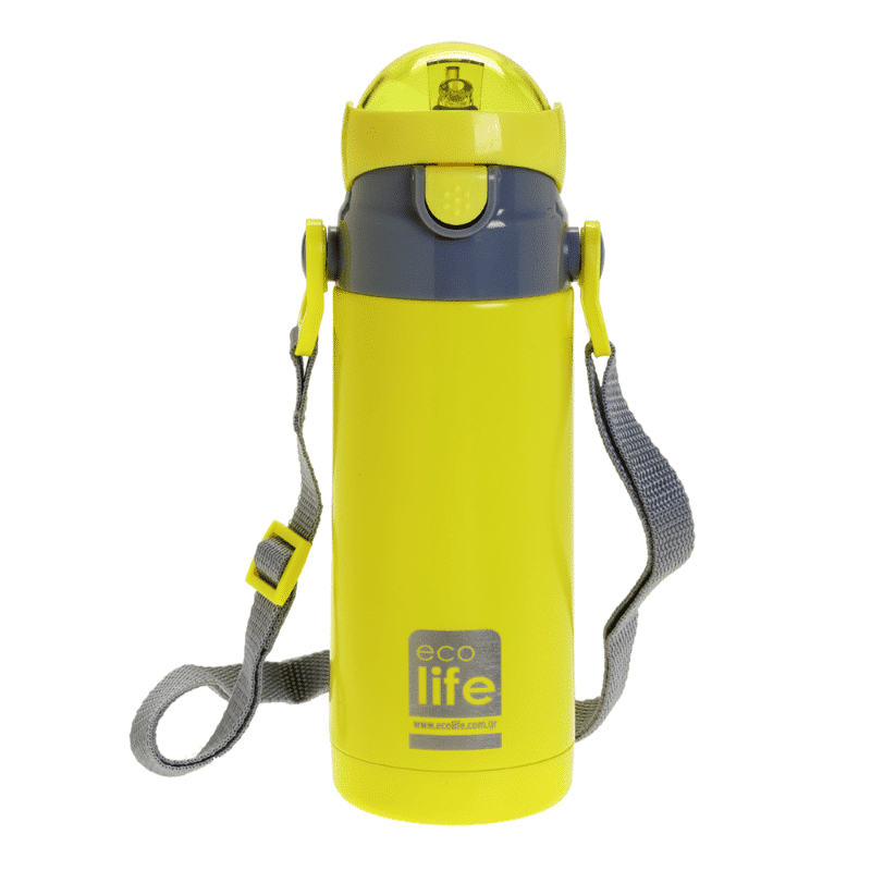 Eco Life Παγουράκι θερμός Yelow 400ml