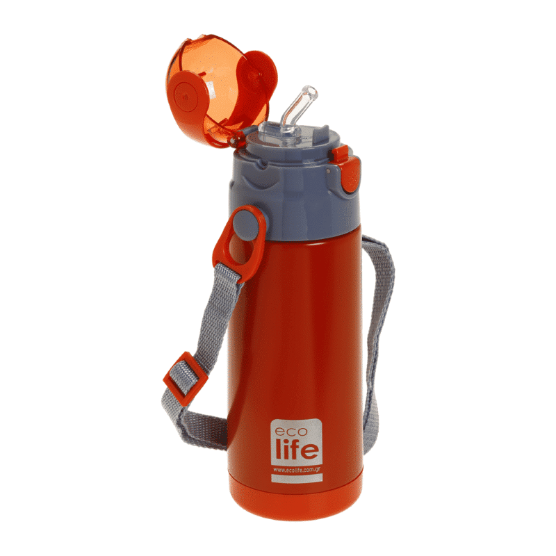 Eco Life Παγουράκι θερμός Red 400ml