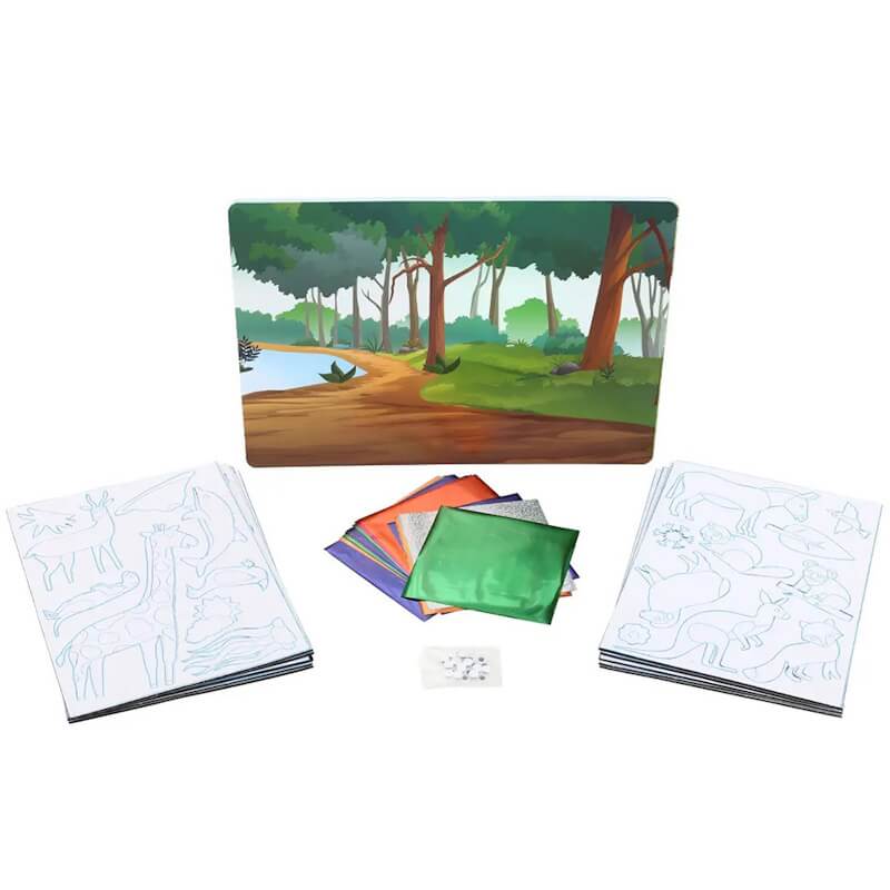 Foil Fun Skillmatics Ο κοσμός των ζωών