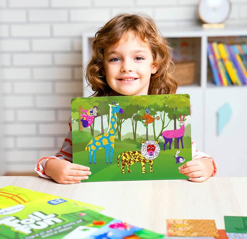 Foil Fun Skillmatics Ο κοσμός των ζωών