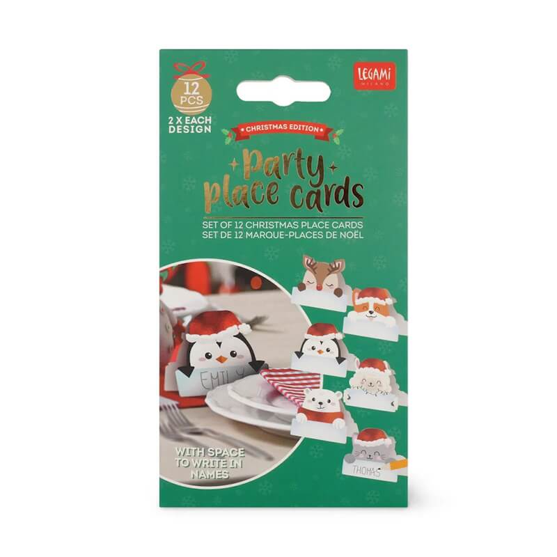 Legami - Christmas Party Place Cards Set 12