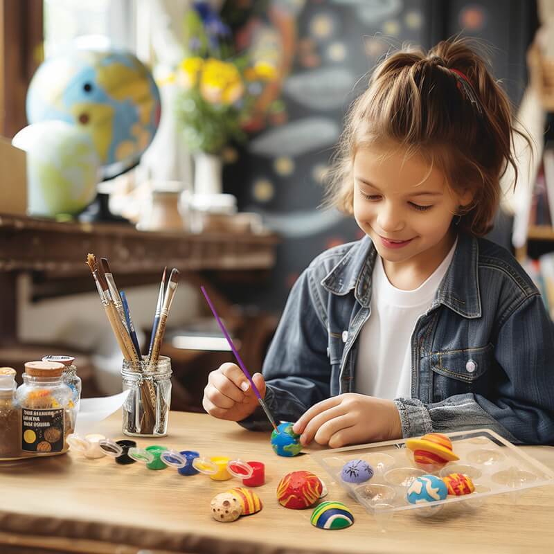 Kidzlabs Κατασκευή Ηλιακό Σύστημα Μαγνητάκια/Καρφίτσα