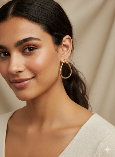 Slay Earrings in Gold