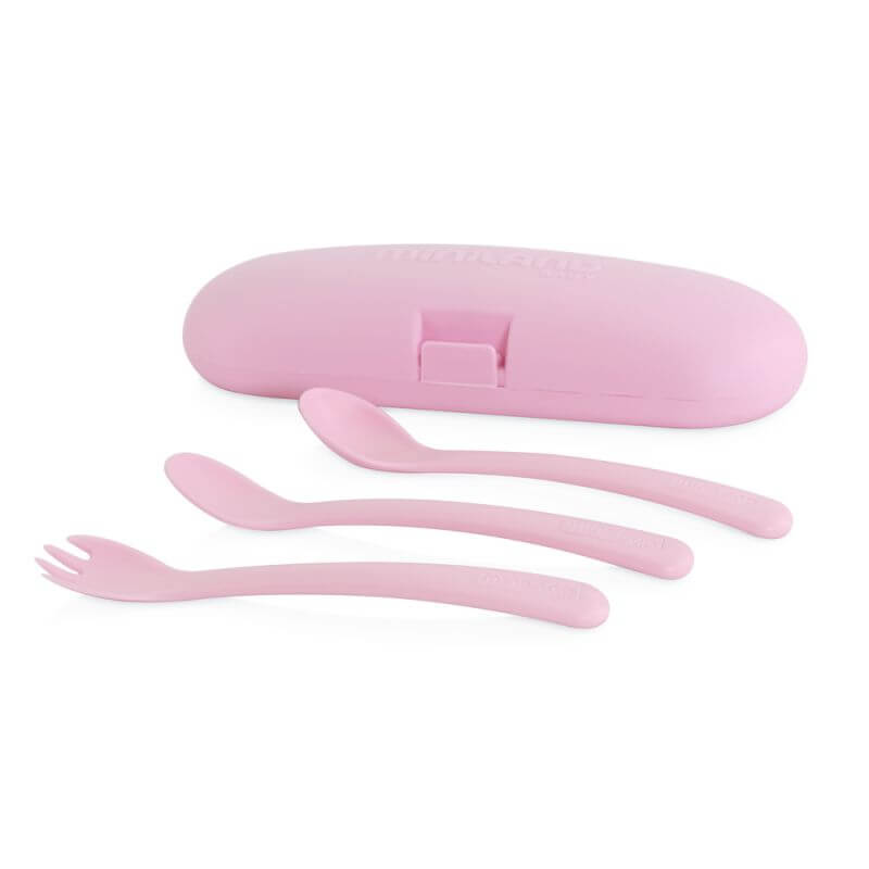 miniland-komplekt-lazhichki-2br-i-vilichka-s-kutiya-svetlo-rozovi