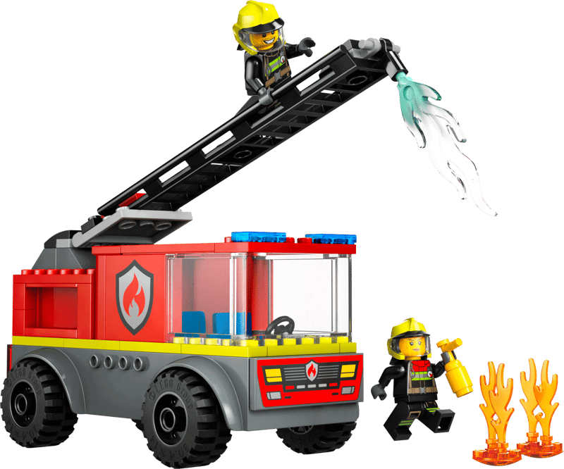 The Lego® City Fire Ladder Truck