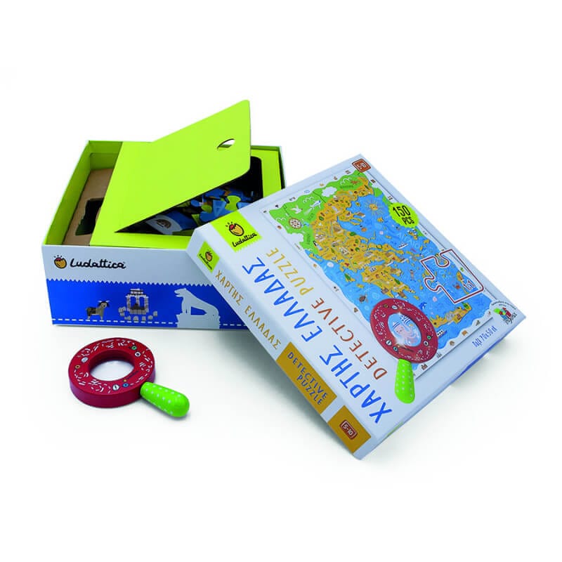 Ludattica Detective Puzzle Map of Greece 150pcs