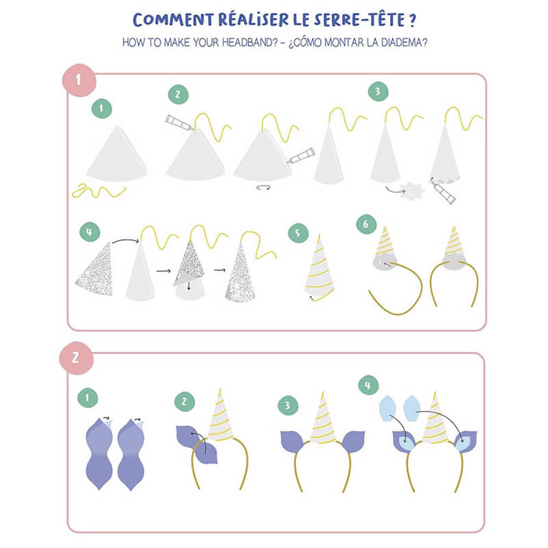 Auzou - My Activity Pouch - My Unicorn Hairband