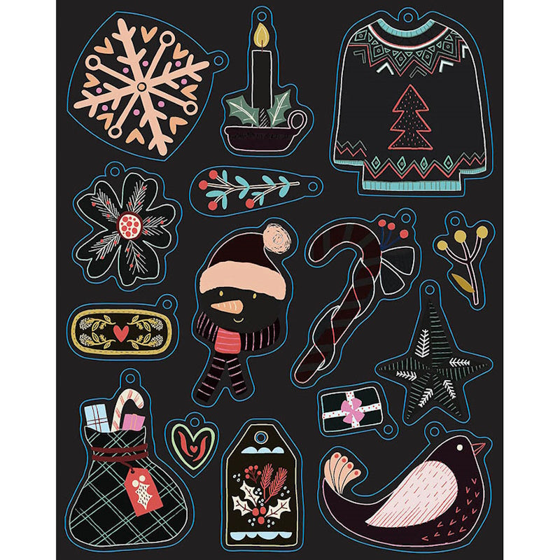 Auzou My Activity Pouch - My Glitter and Scratch Decorations