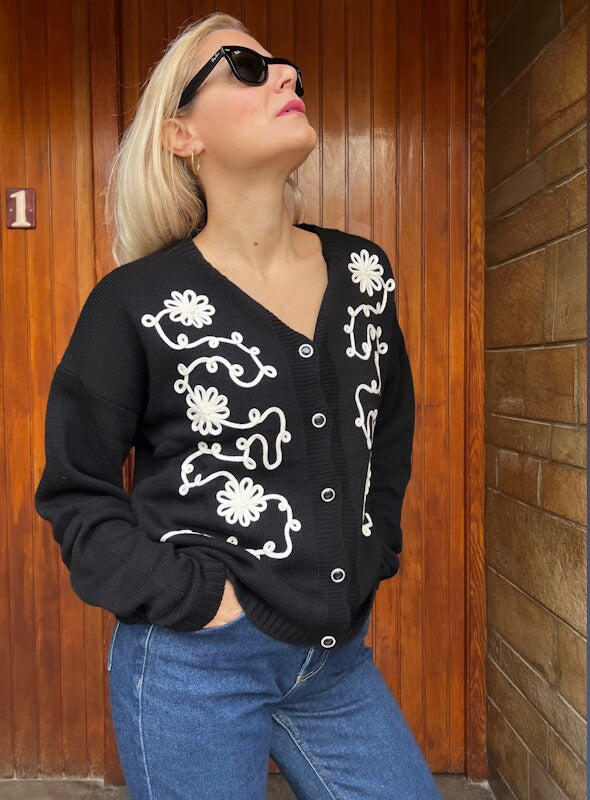 Monic Cardigan in Black