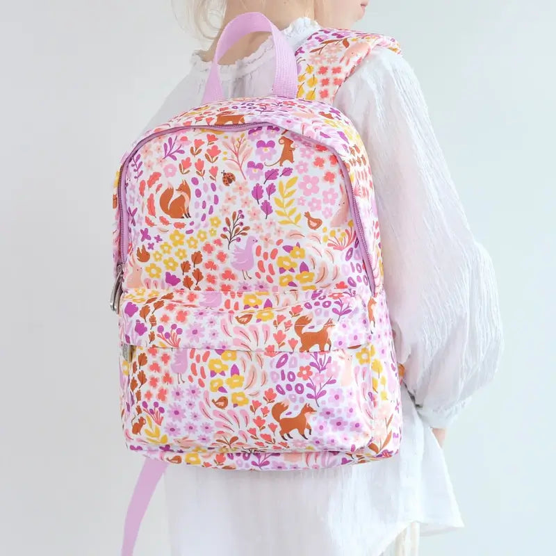 A Little Lovely Company Mini Backpack - Flower Garden