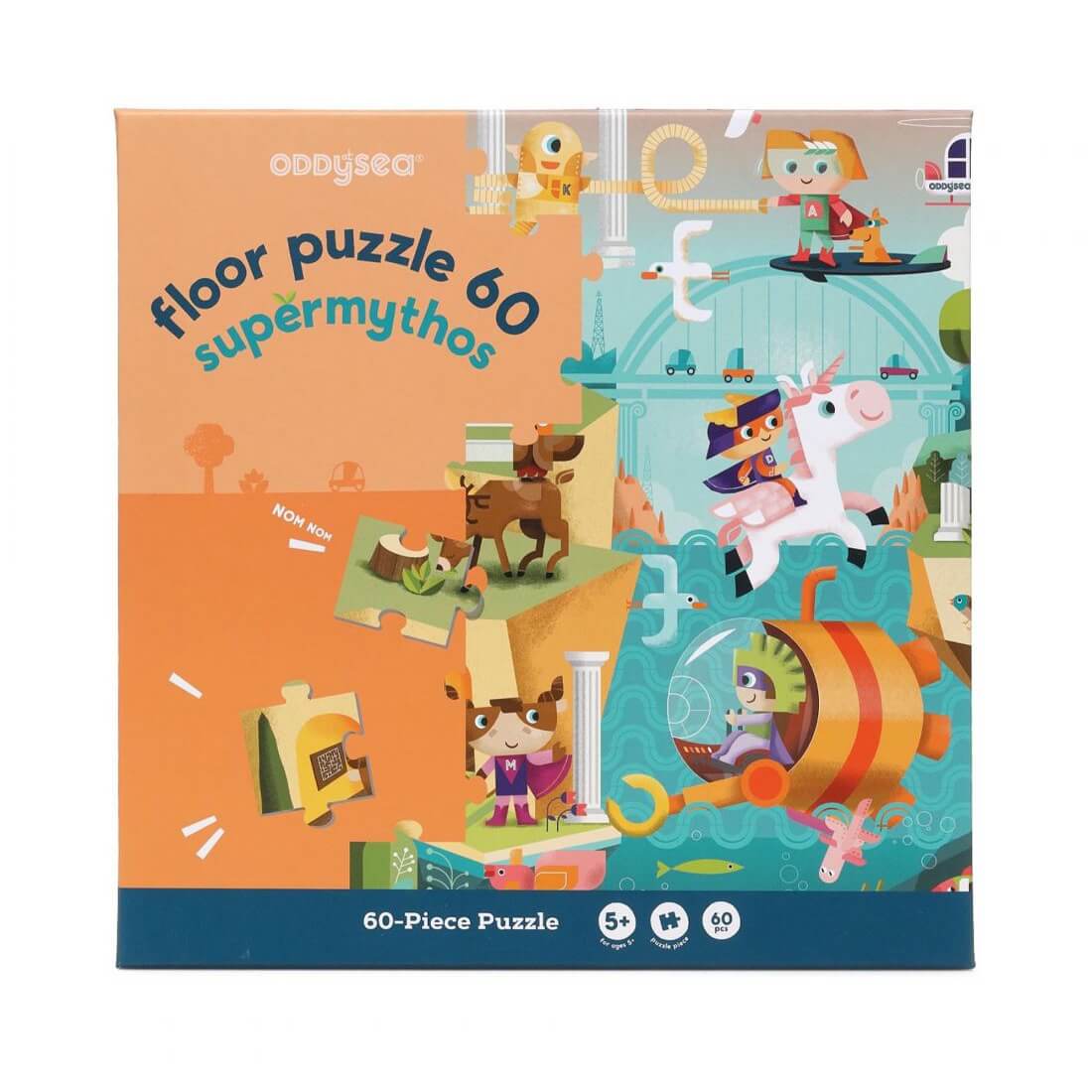 Oddy at Sea Floor Puzzle Supermythos 60pcs