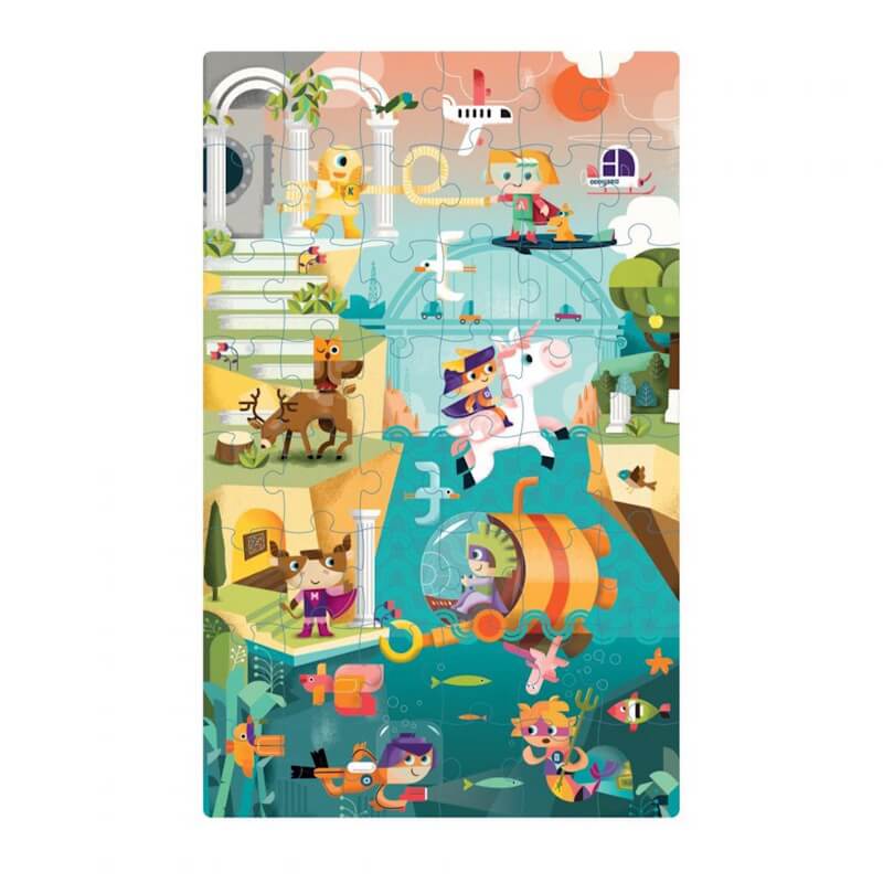 Oddy at Sea Floor Puzzle Supermythos 60pcs