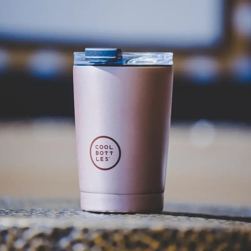 Cool Bottles Ανοξείδωτο ποτήρι-θερμός Μεταλλικό Ροζ 330ml