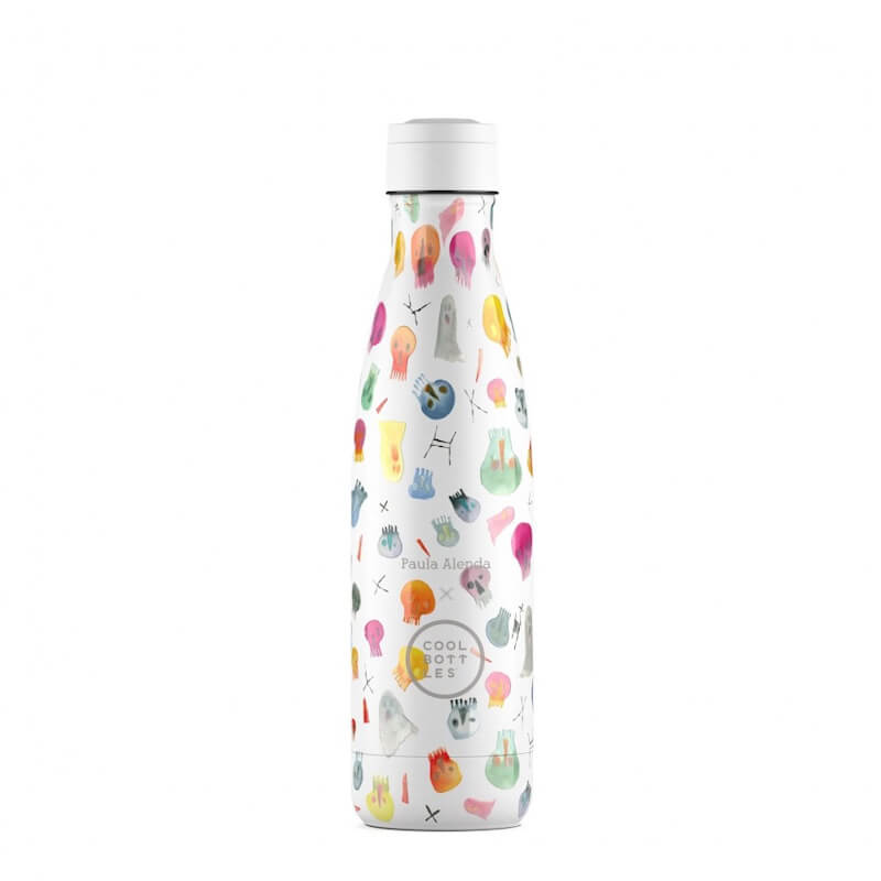 Cool Bottles Ανοξείδωτο μπουκάλι-θερμός Crazy Skulls 500ml
