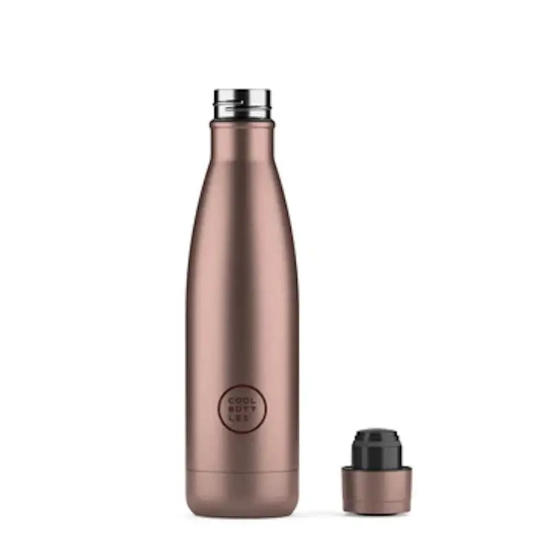 Cool Bottles Ανοξείδωτο μπουκάλι-θερμός Metallic Rose 500ml