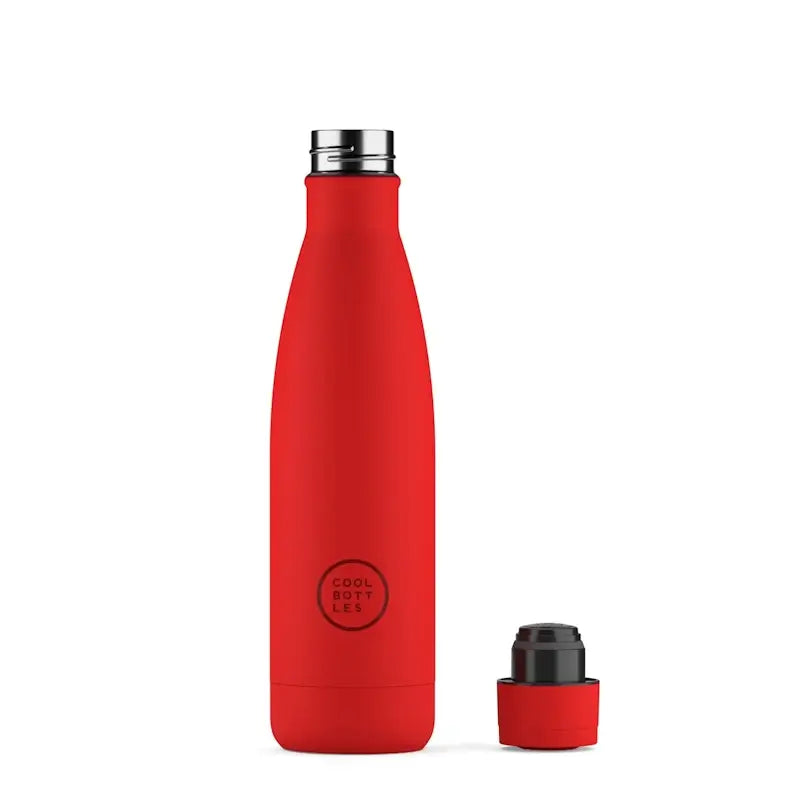 Cool Bottles Ανοξείδωτο μπουκάλι-θερμός Vivid Red 500ml