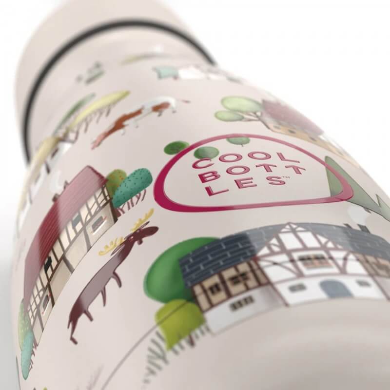 Cool Bottles Ανοξείδωτο μπουκάλι Tudor Village 350ml