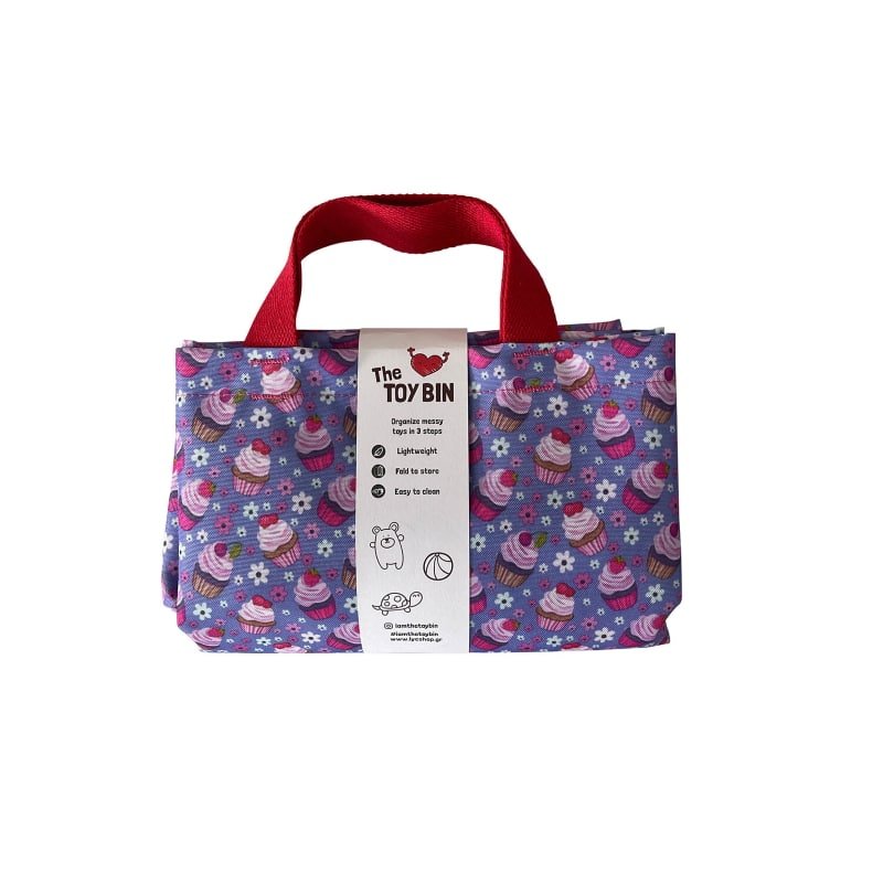 Toy Bin - Tσάντα / Καλάθι Cupcakes