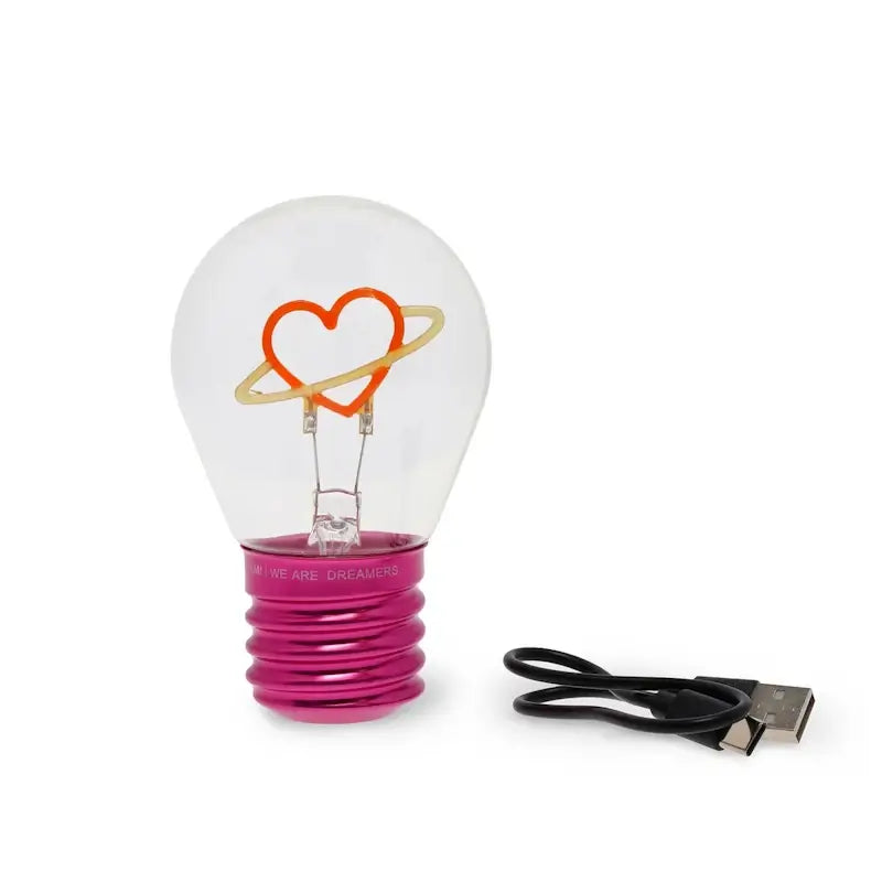 Legami Heart Lightbulb  Shaped Table