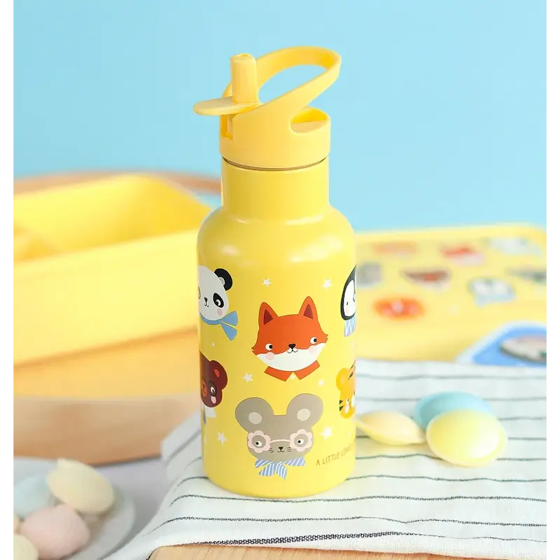A Little Lovely Company Παγούρι Θερμός 350ml - Animal Friends