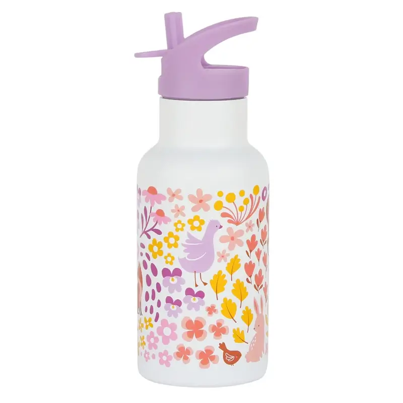 A Little Lovely Company Παγούρι Θερμός 350ml - Flower Garden