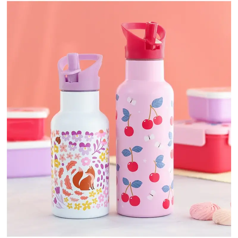 A Little Lovely Company Παγούρι Θερμός 350ml - Flower Garden
